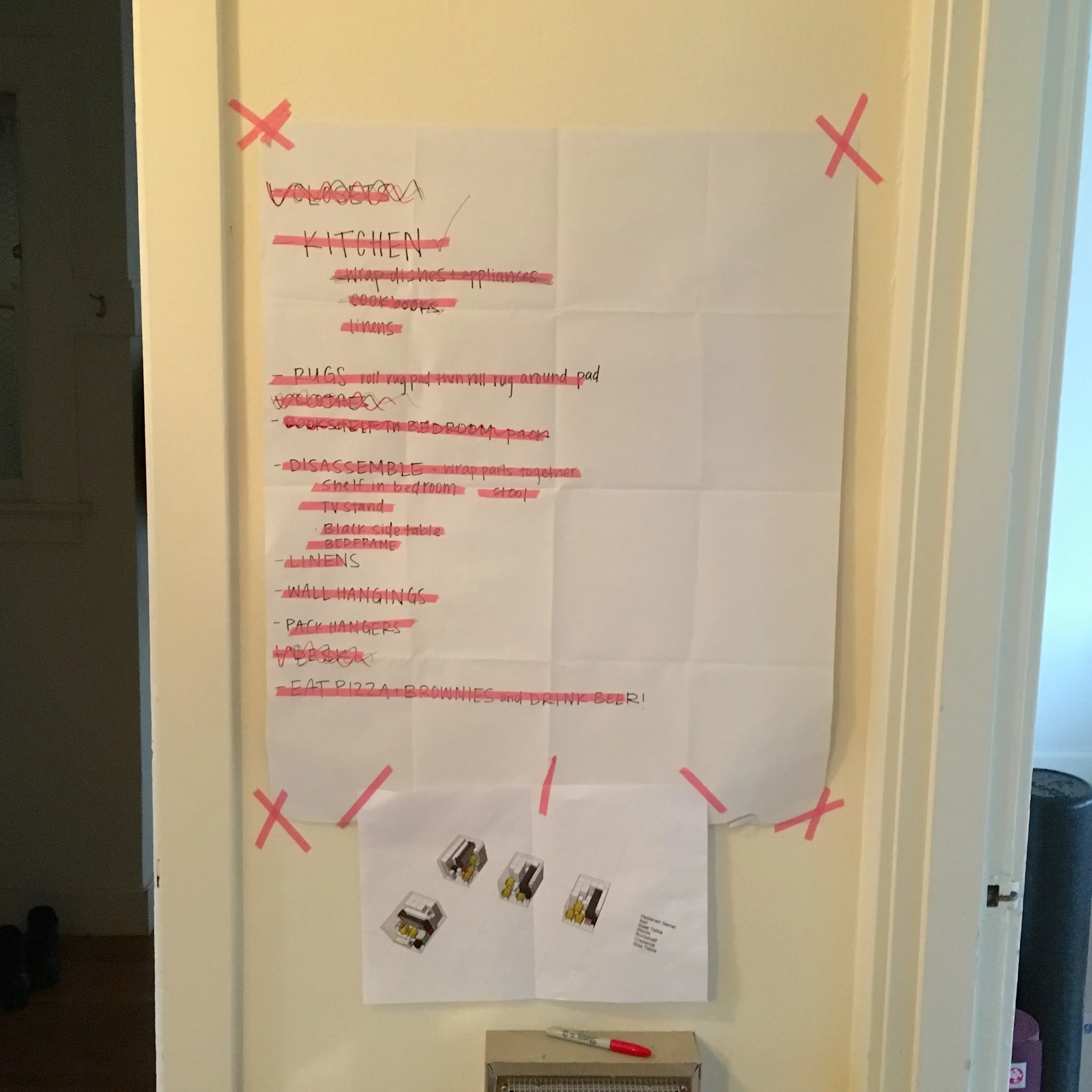 Look at all those crossed off items. Felt so good!