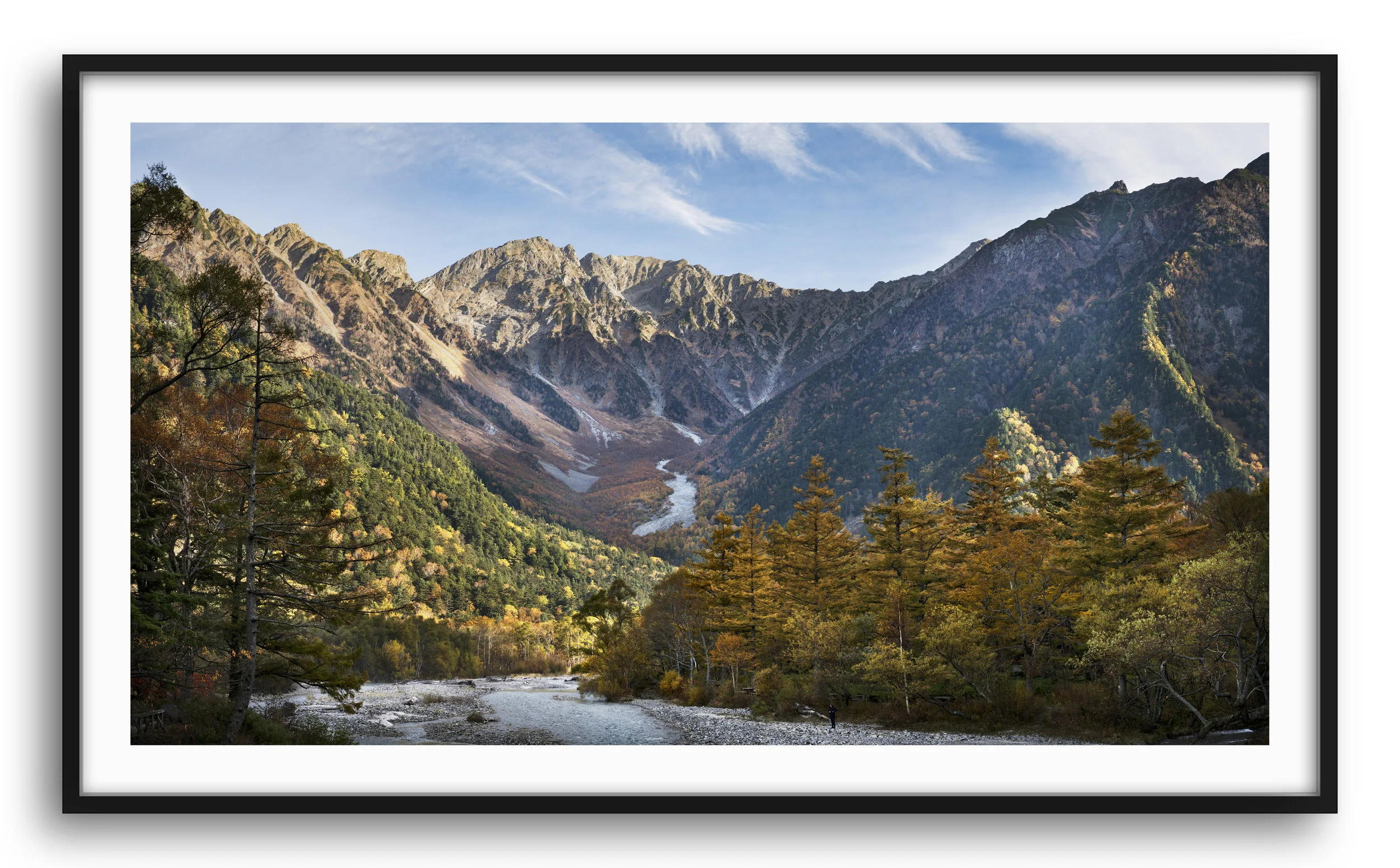 "AUTUMN IN JAPAN " Series Although Japan is known for it’s high tech big cities it also has beautiful mountains and wilderness areas that shine brilliantly through the various seasons. This series highlights some the stunning colours of Autumn. The Japanese have a specific word “koyo" which means"autumn-coloured foliage” and each year it is a time that is revered for it’s beauty similar to the Cherry Blossom in Spring. In my opinion it’s Beauty although completely real is enhanced by it’s transient nature. If it were like that all the time then we would no longer consider it so beautiful but as it is a short passing phase then it’s beauty has to be appreciated before it is once again gone. Framed and unframed prints are available from $285.