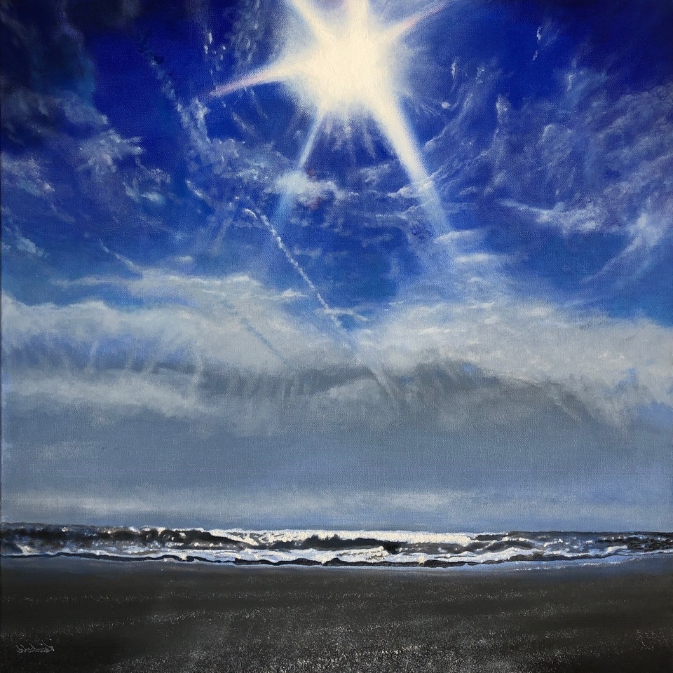 high noon 24x24 oil on canvas (sold)</span>