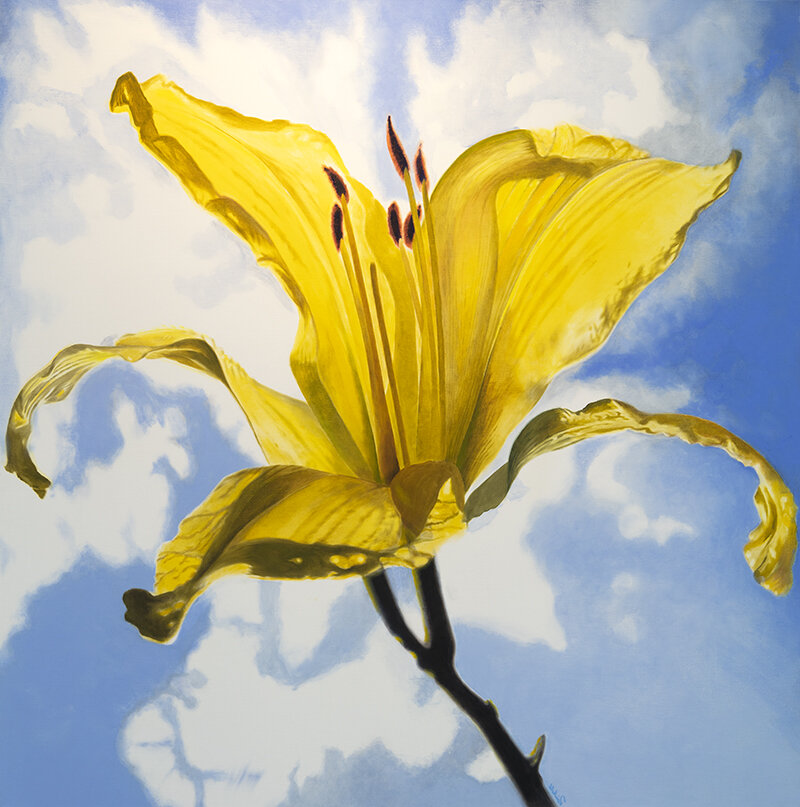 gilding the lily<span class="sizes-inline">48 x 48 oil on canvas</span>
