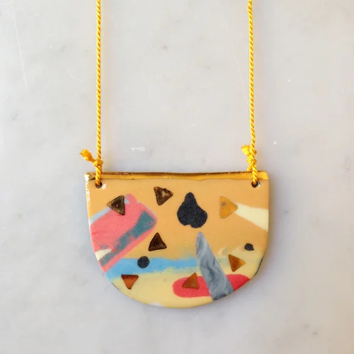 ruby pilven melbourne porcelain handmade necklace falling for florin