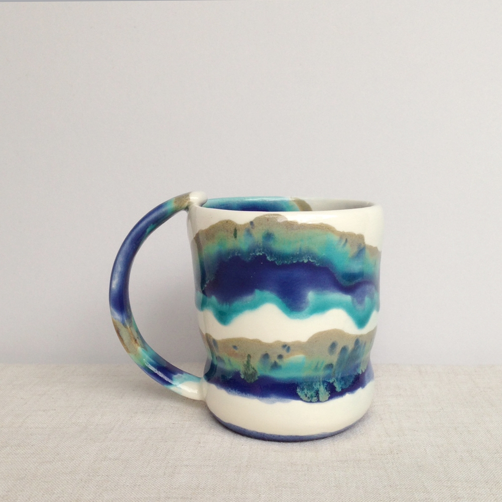 elnaz nourizadeh handmade ceramic island mug falling for florin