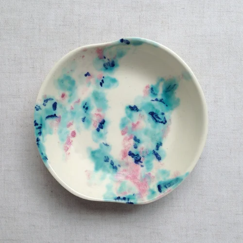 elnaz nourizadeh handmade ceramic blossom bowl falling for florin