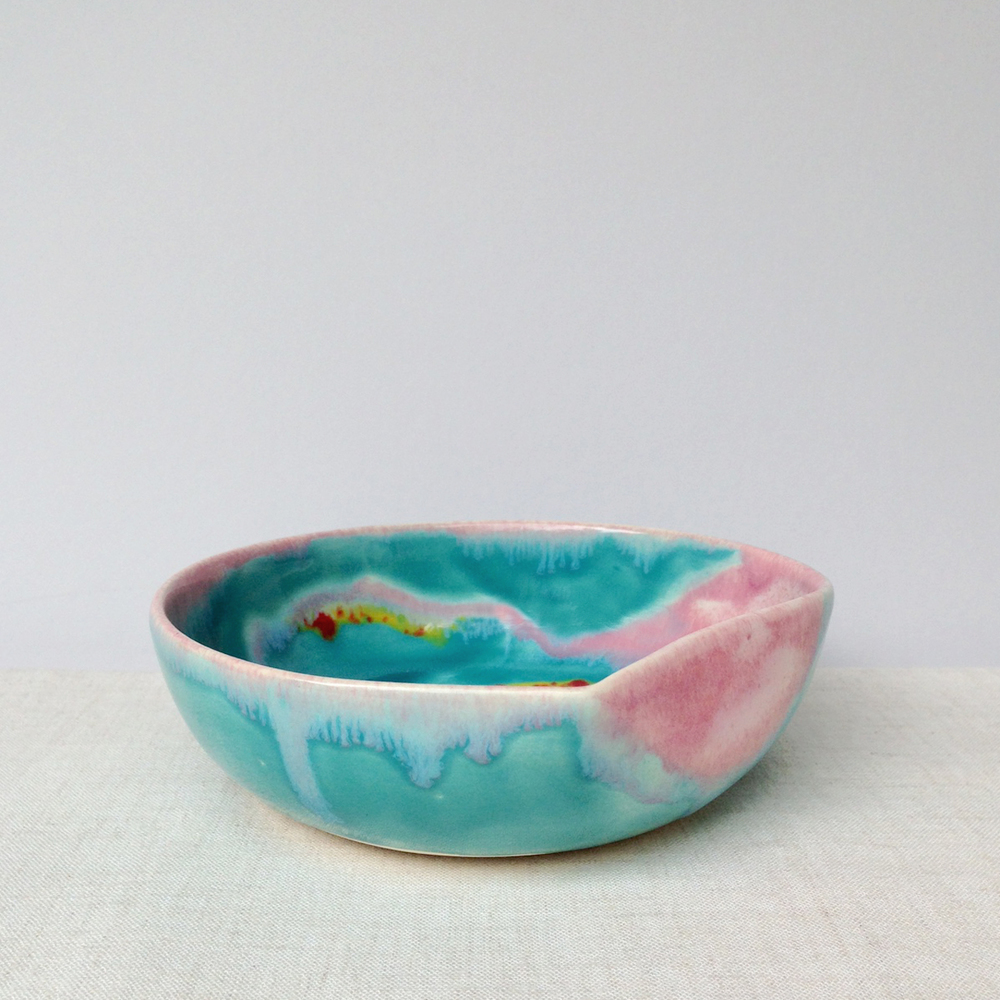 elnaz nourizadeh handmade ceramic sky bowl falling for florin