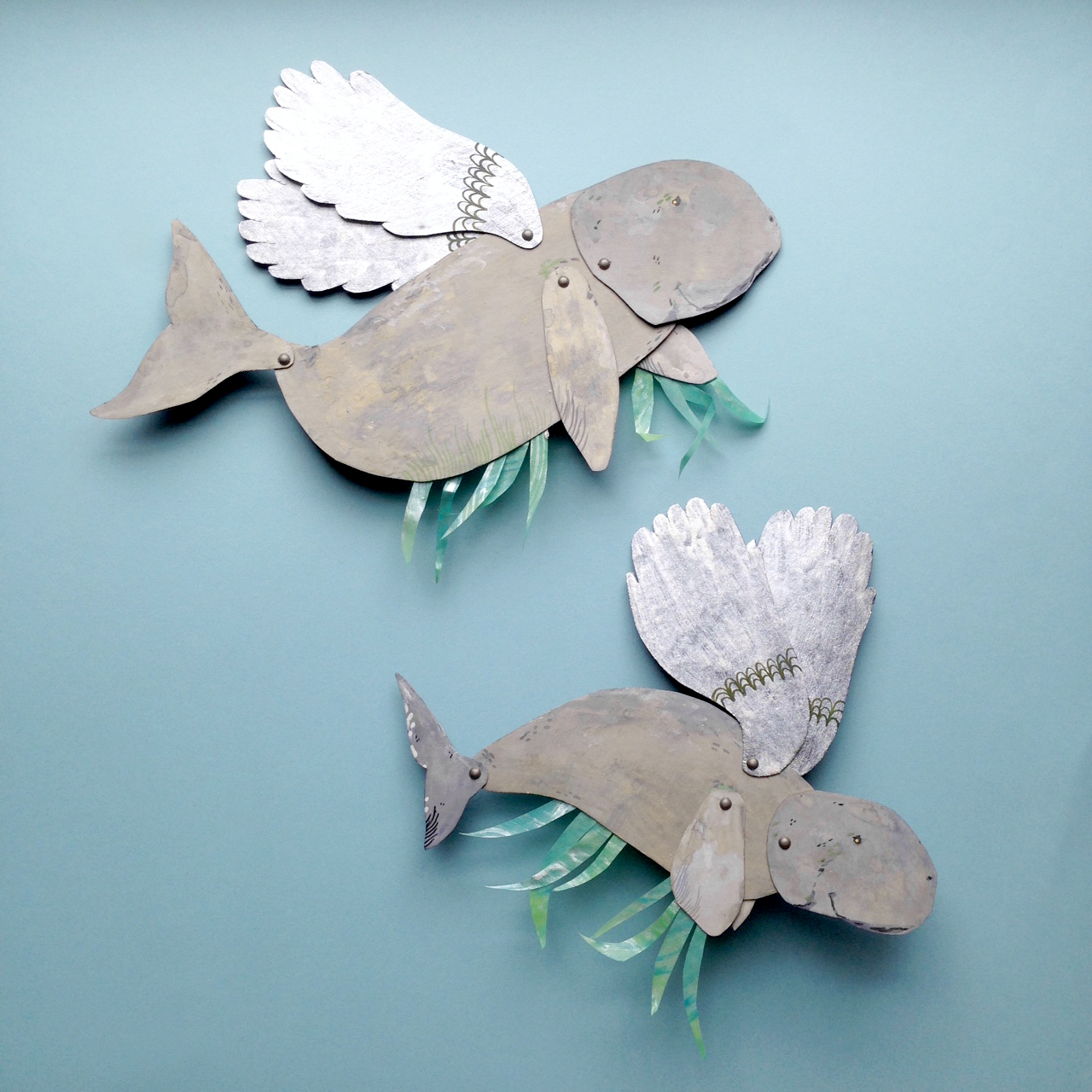 benconservato handmade paper dugong falling for florin