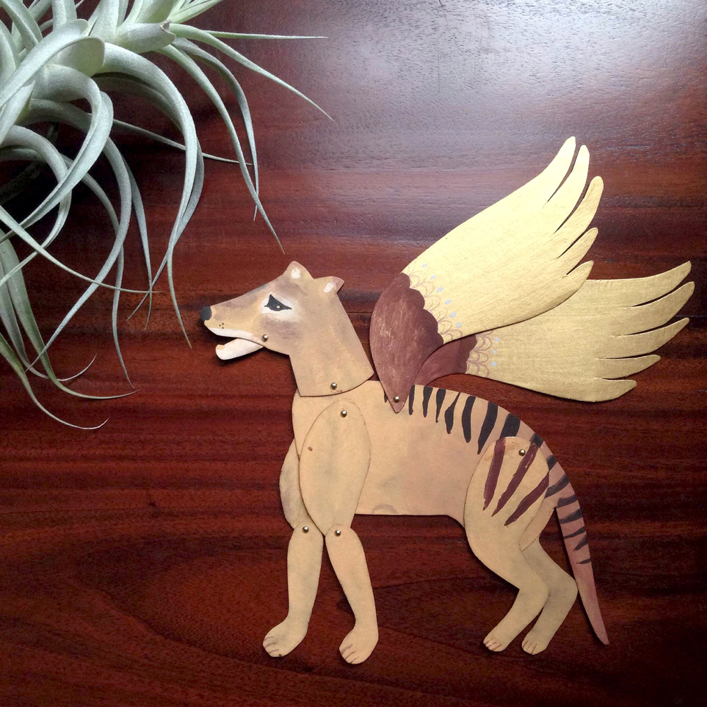benconservato handmade paper thylacine falling for florin