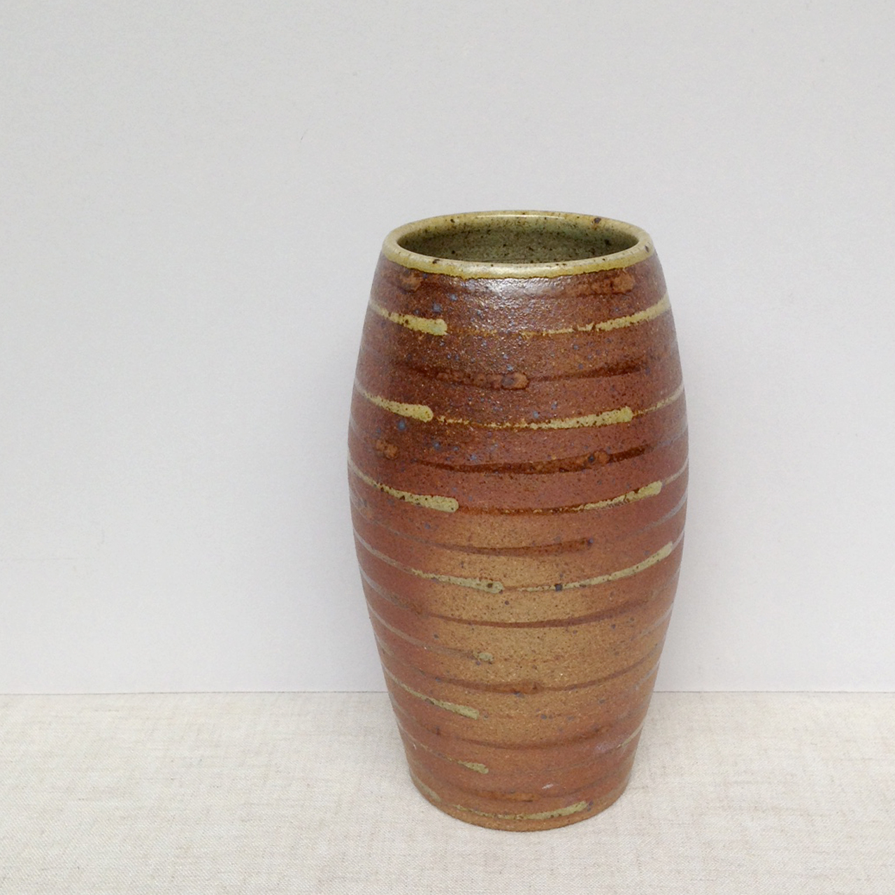 lene jakobsen handmade ceramic vase falling for florin