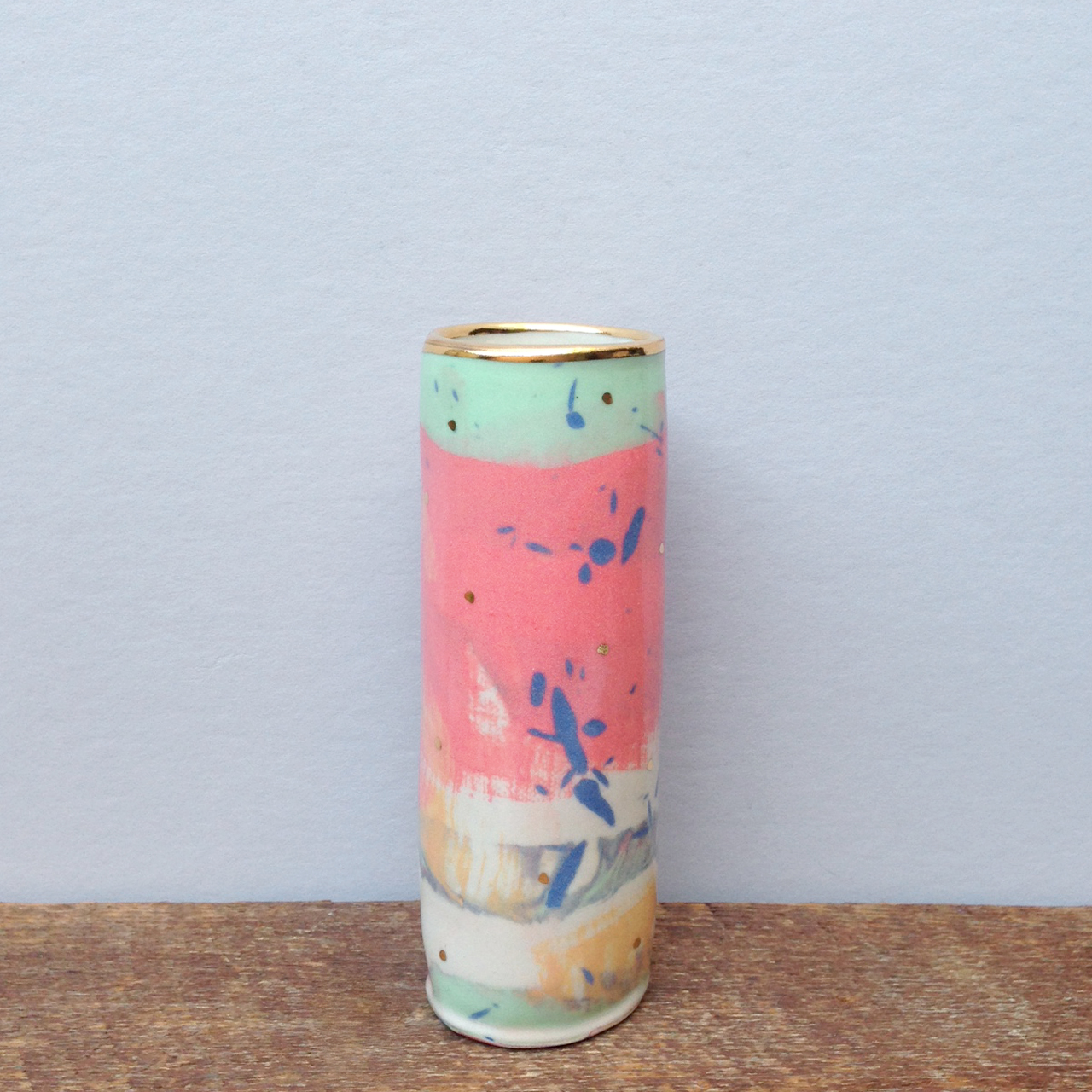 ruby pilven handmade nerikomi porcelain vase falling for florin