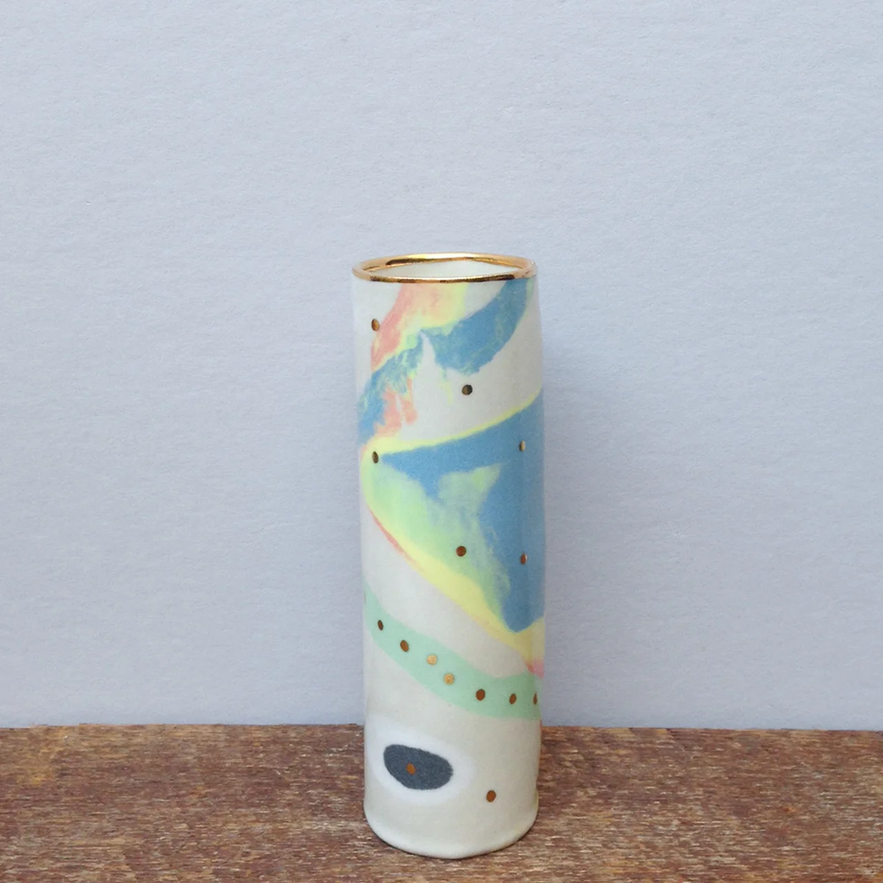 handmade ruby pilven nerikomi vase falling for florin