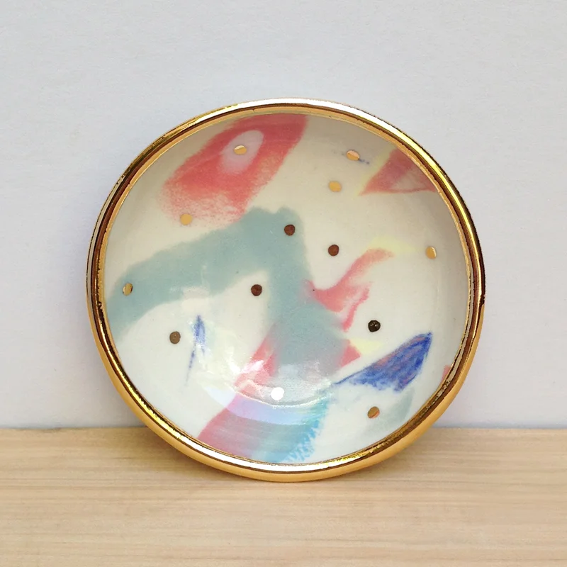 ruby pilven nerikomi porcelain lustre dish falling for florin