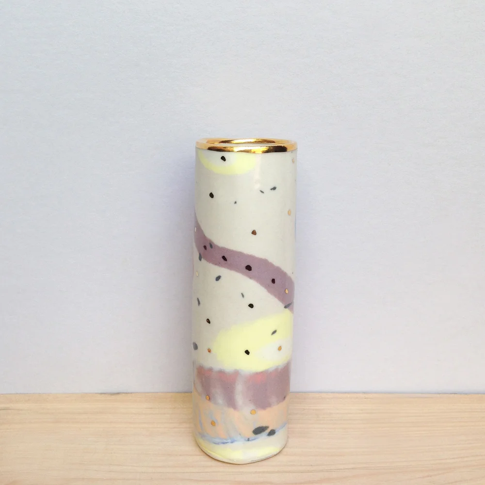 ruby pilven porcelain lustre vase falling for florin