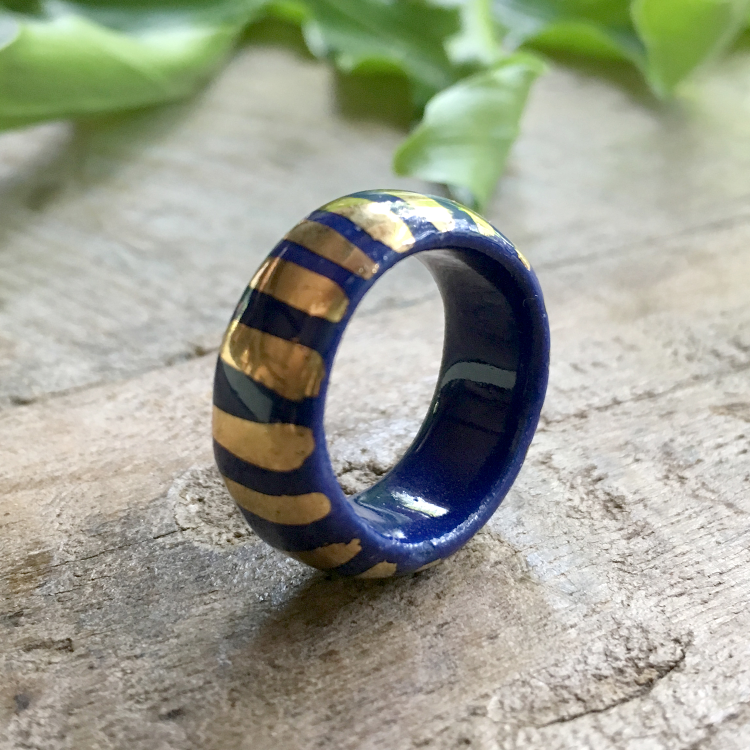 handmade porcelain rings by Ruby Piven falling for florin key west