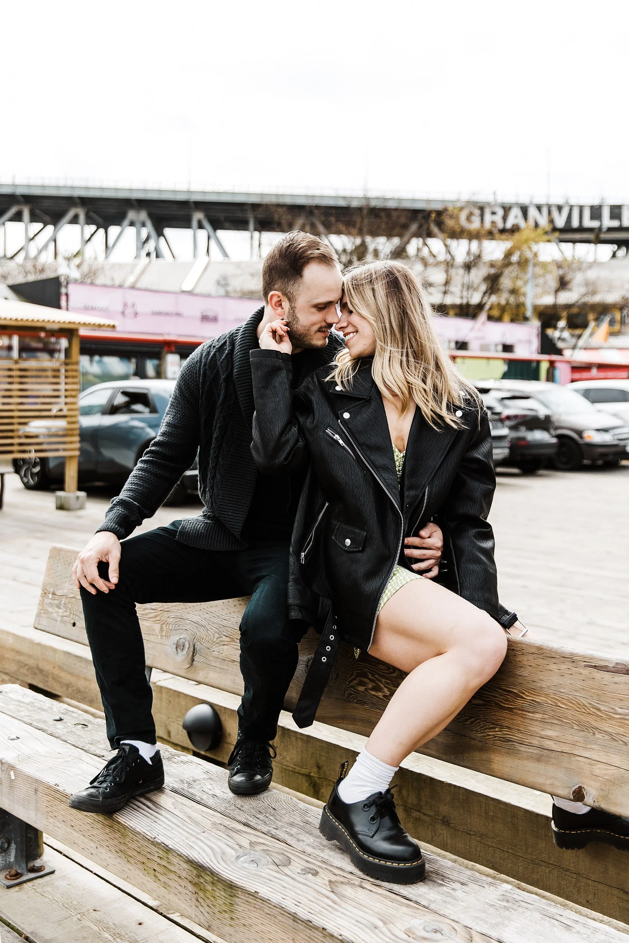 Granville Island Engagement Photos in Vancouver