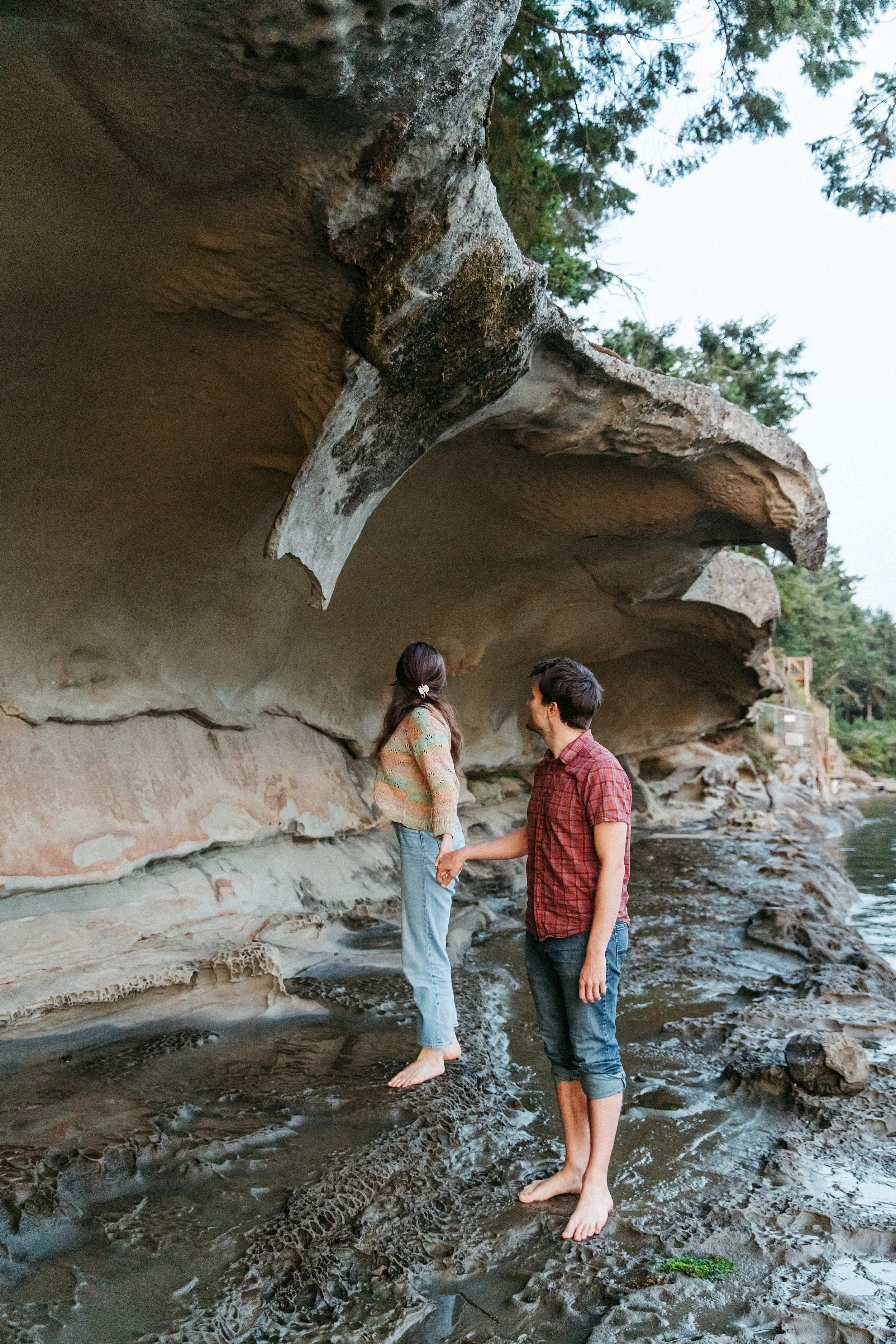 Gabriola Island Sunset Proposal at Malaspina Galleries