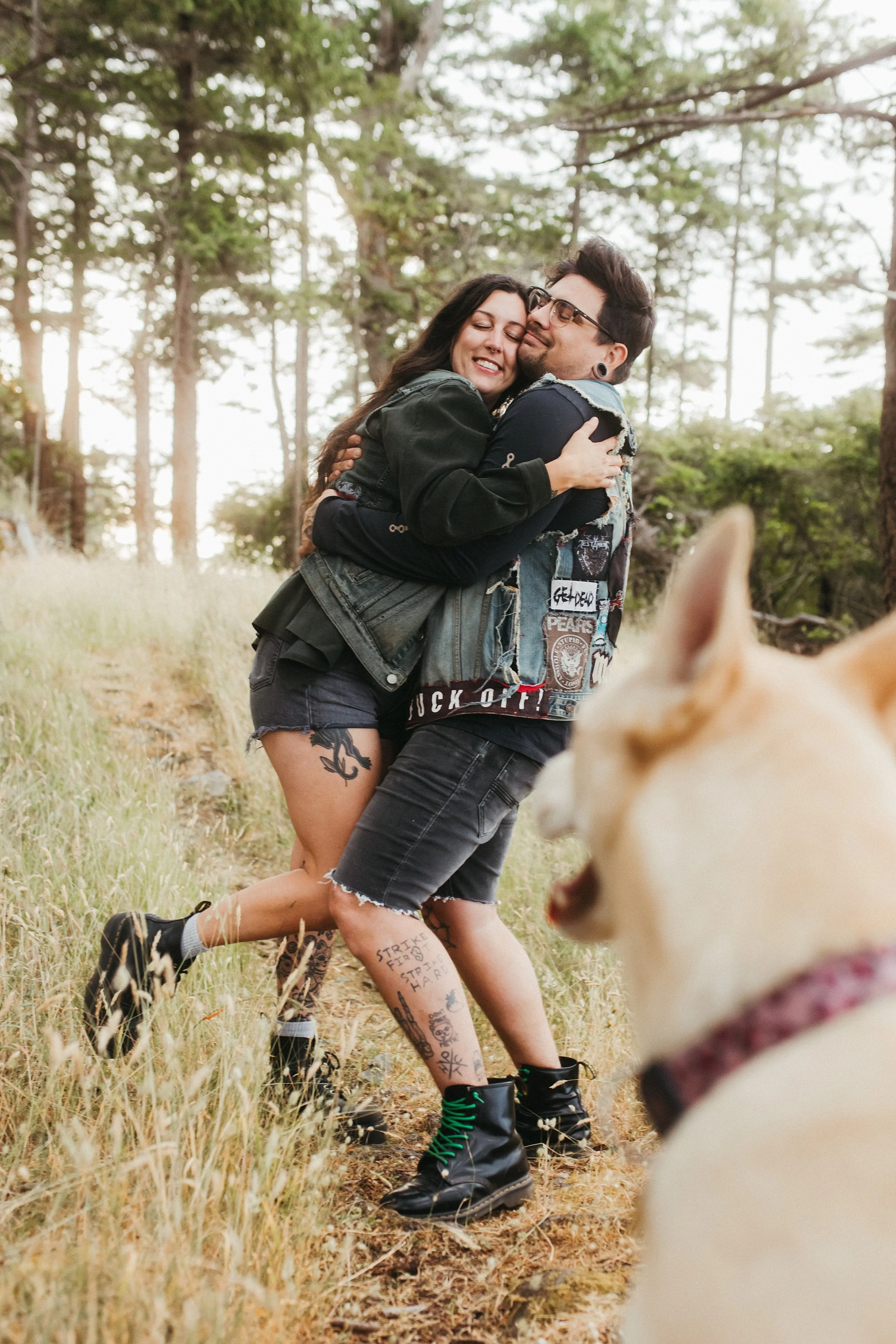Moorecroft Regional Park Engagement session, Nanaimo Wedding Photographer