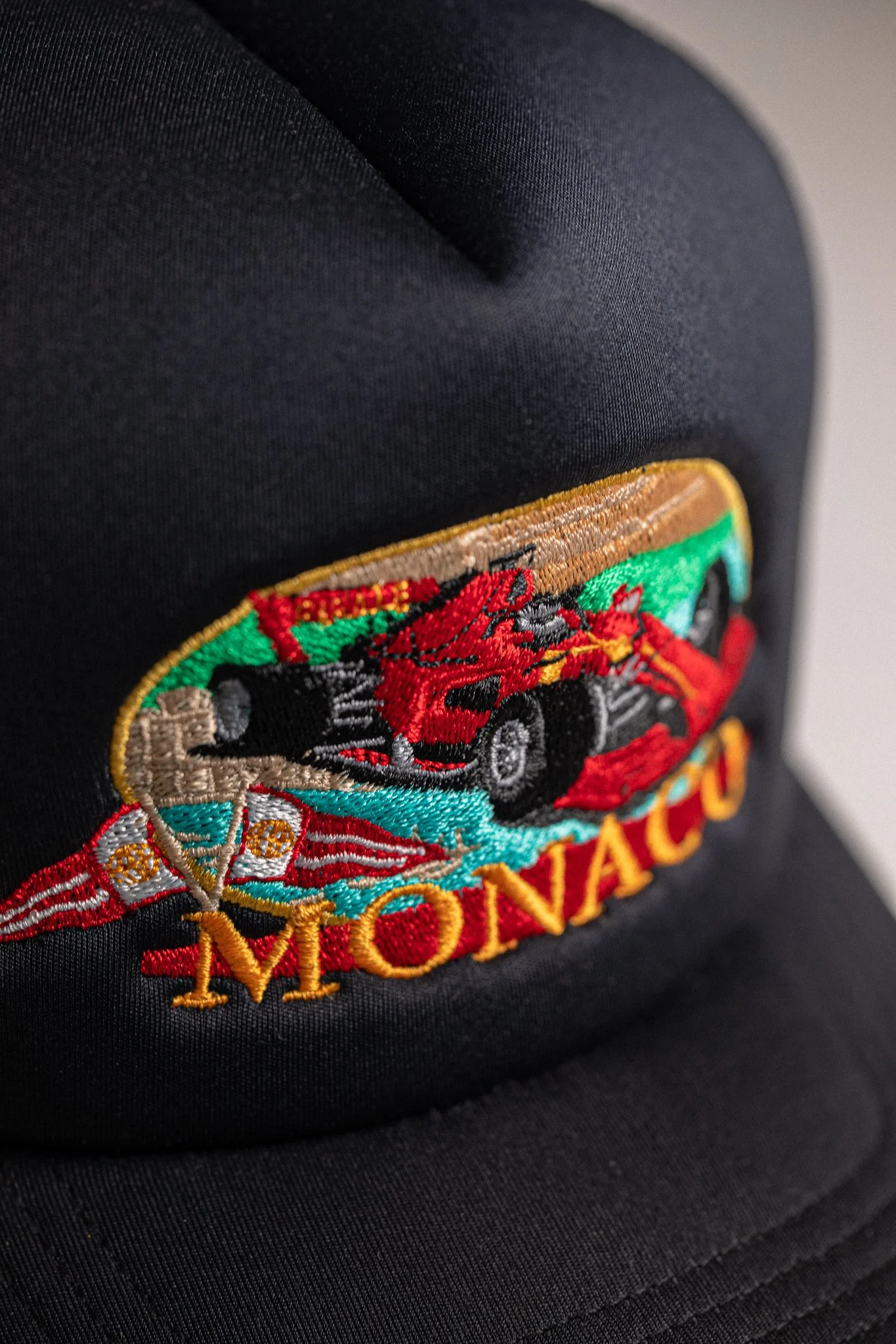 Pirate Monaco Racing Trucker Hat (Black) — PIRATE WORLDWIDE