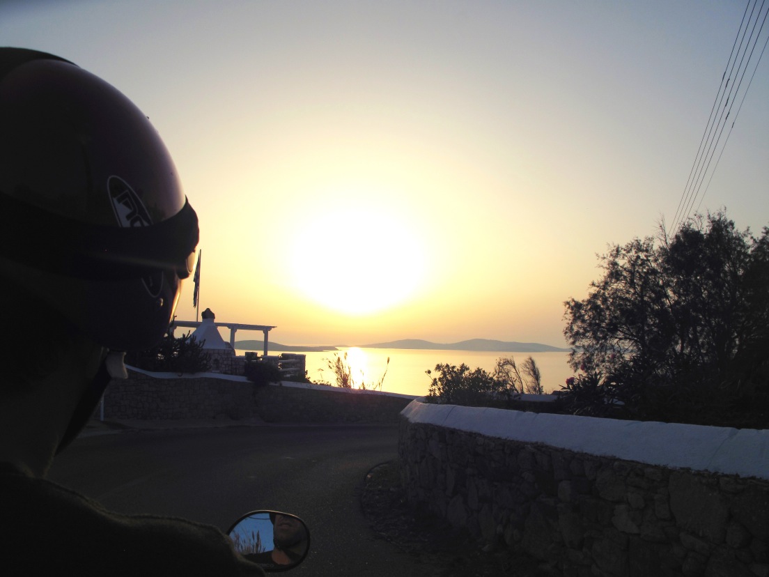 Mykonos_Reu helmet_quad_sunset road.JPG