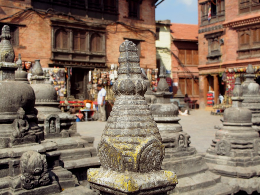 Kat_hill temple_mini stupas_close up.JPG