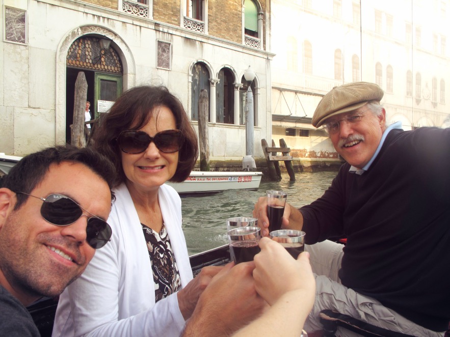 Venice_Gond ride_Group cheers.JPG