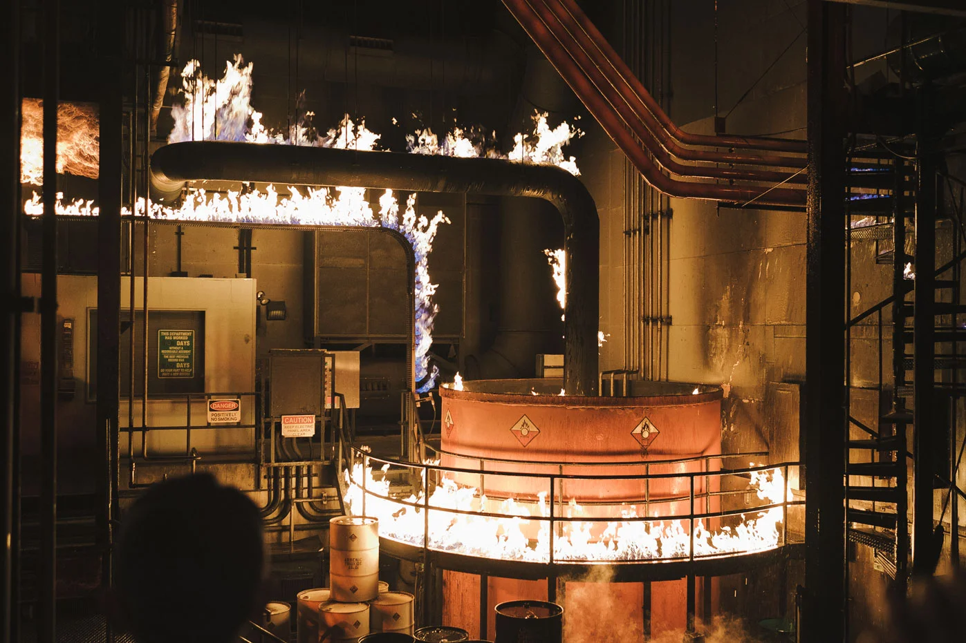 This was the Backdraft ride (or show... since nothing too eventful happened) that Wilson was mega keen to go. It was literally just about things being set on fire??