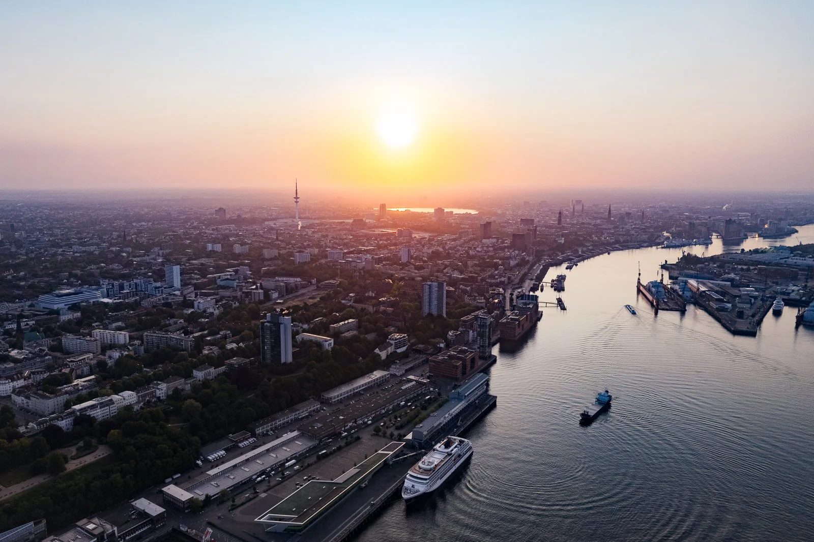Luftaufnahme Hamburg
