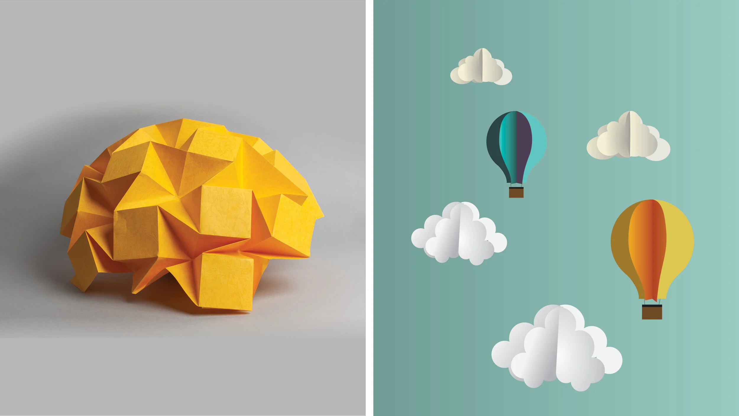 For this concept we would commission an artist to create our marks in paper.