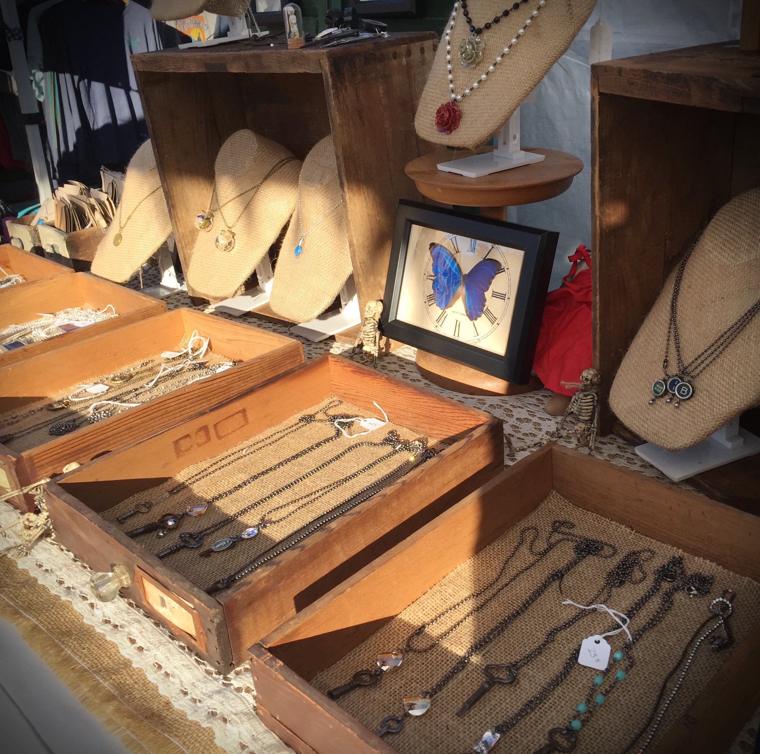 Display at the Vintage Bazaar