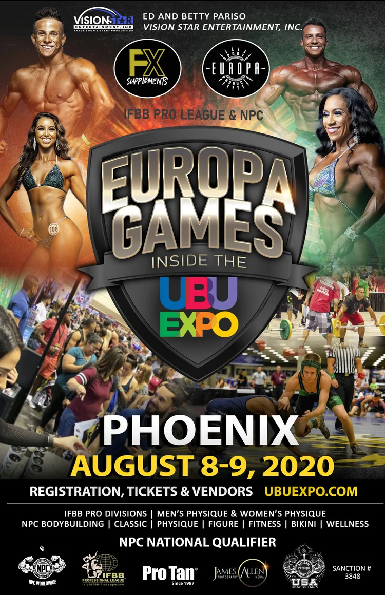 Europa Games Phoenix expo flyer