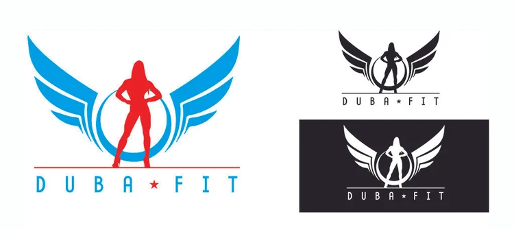 Dubafit gym logotype