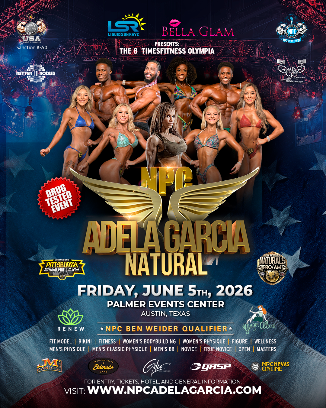 Adela Garcia Natural 2026 – Official Event Poster Design