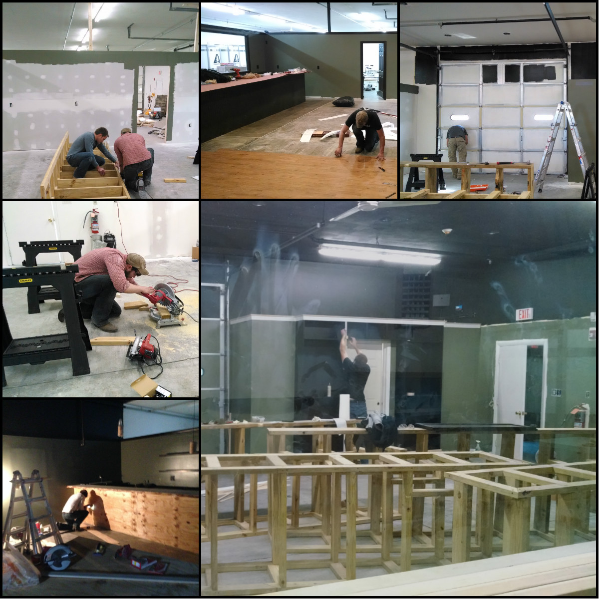 Building our Ale Room.