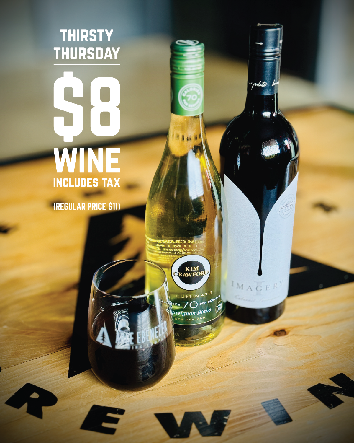 Thirsty Thursday $8 Wine Pours