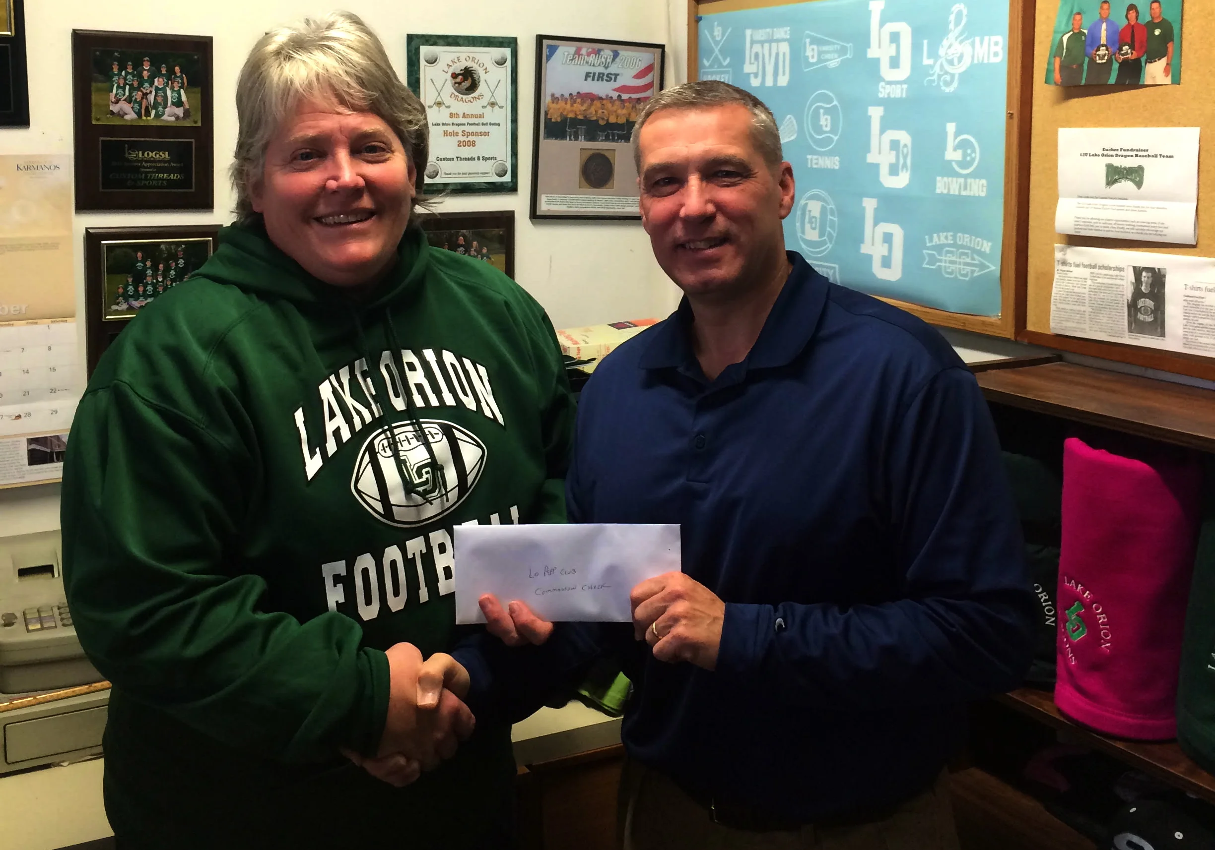 Lake Orion HS Football- PEPP CLUB Donation