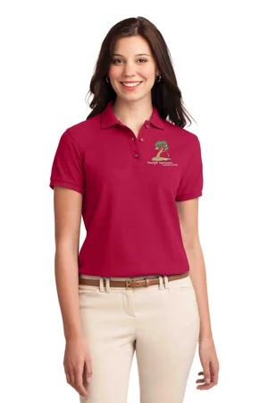 Port Authority® Ladies Silk Touch™ Polo — Custom Threads - Main Image