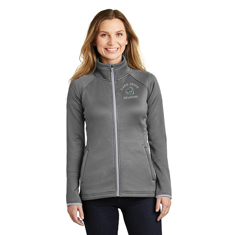 north face ladies canyon flats stretch fleece jacket
