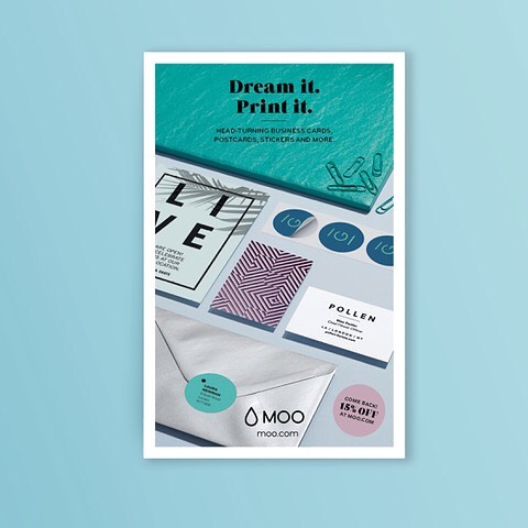 The power of print! Our latest cover design for @moo @rgbdigital  @jo.ohanlon @madebycousin #artdirection #printdesign