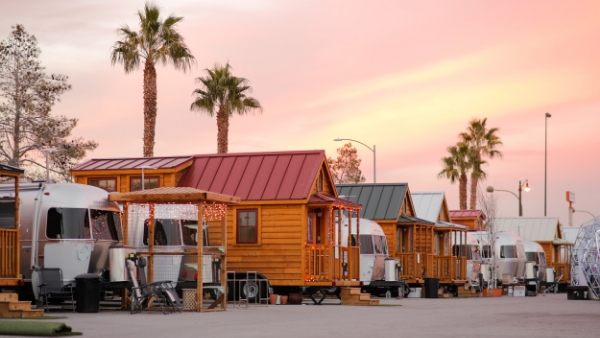 Llamalopolis, AKA the airstream Park in downtown Las Vegas