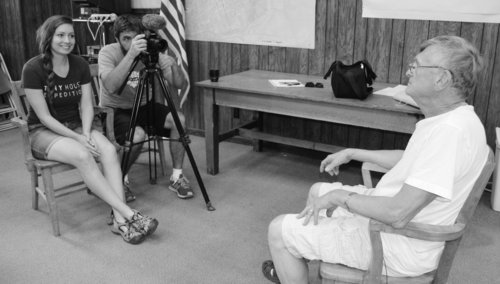 Interviewing Walsenburg Planning Commissioner, David roesch