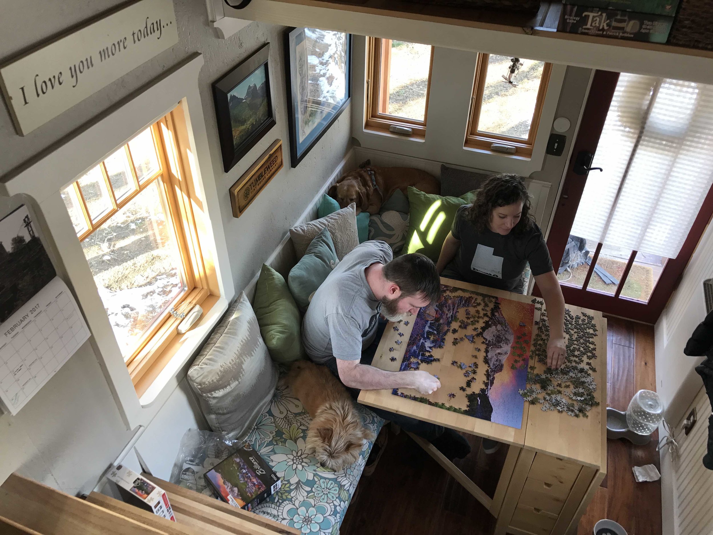 Inside The Luck Linden, puzzle time w/Meg & Dan