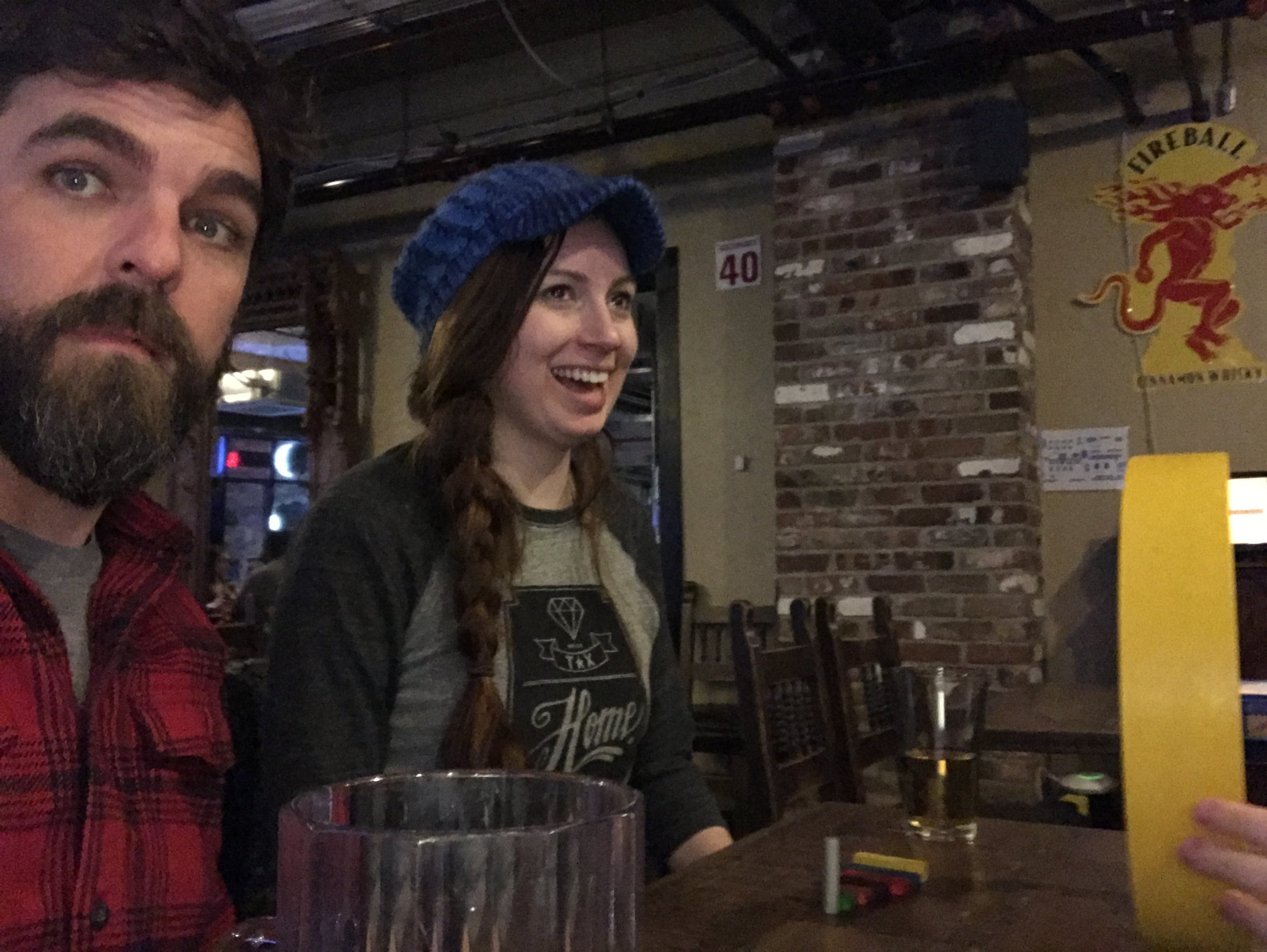 Game night out with Meg & Dan