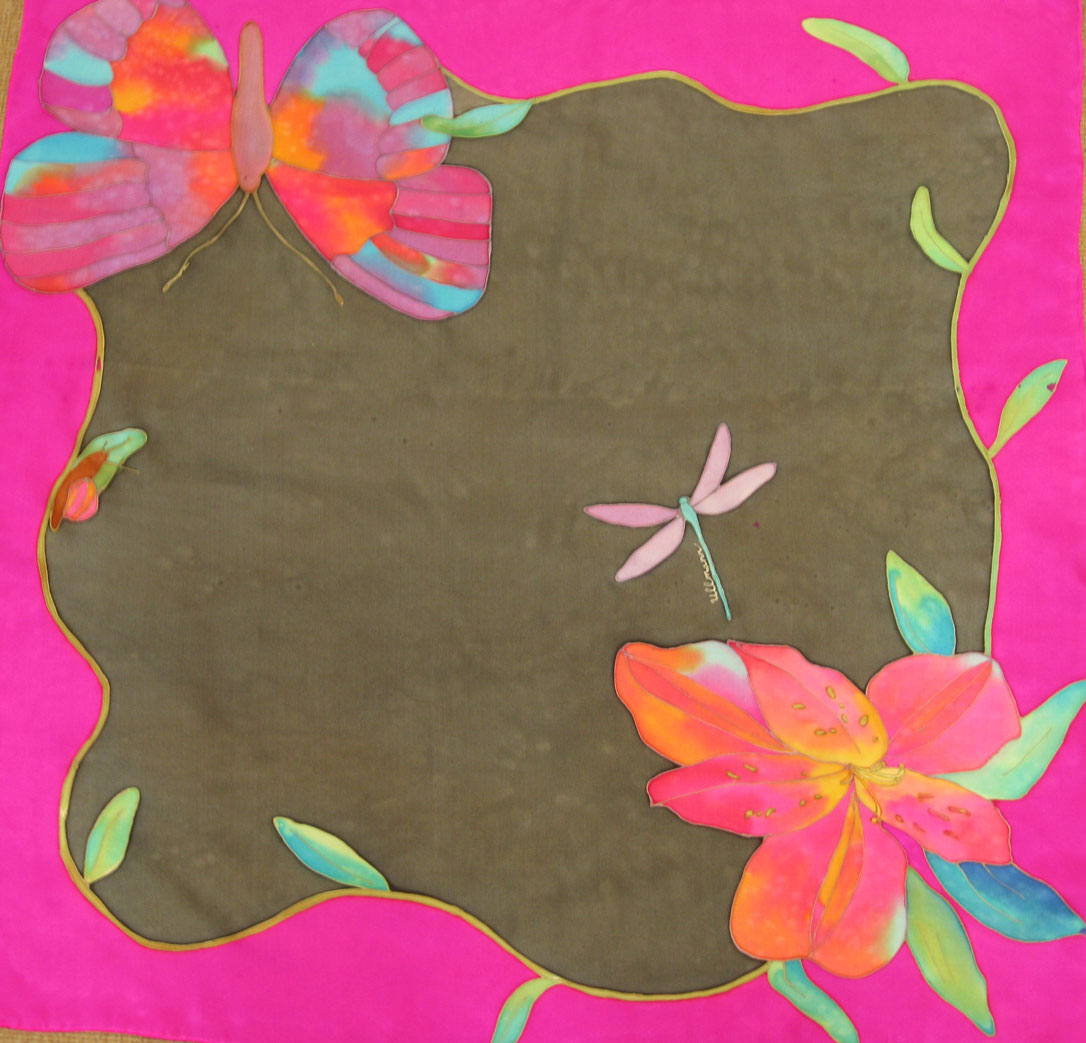 Silk Painting by Nancy Ullman