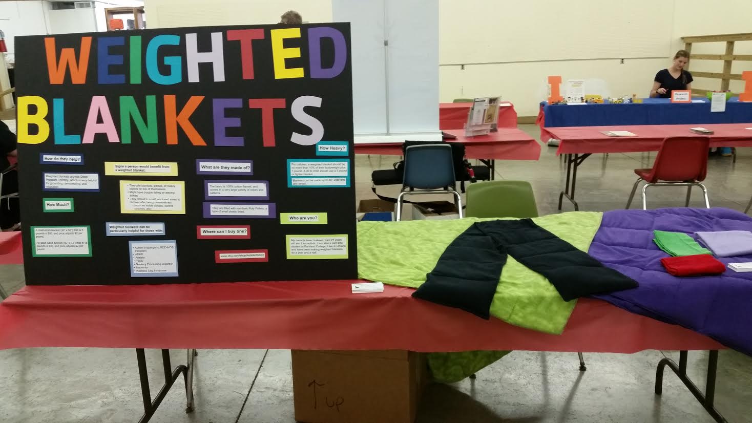 Autistic Rabbit Weighted Blankets display
