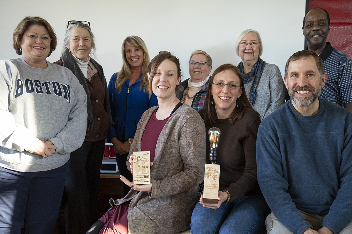 FRONT ROW: RDP team Katlyn Mobley, Melinda Hendershott, Heath Cowart. BACK ROW: Laura Leatherwood, Carol Dugger, Kelly Land Cislo, Deb Klingender, Carol Miller, William Mills