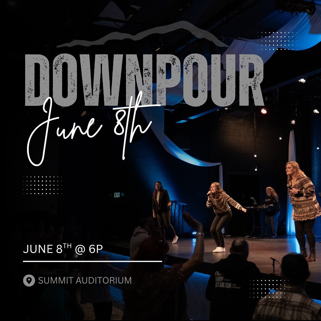 The countdown is ON!!! DOWNPOUR &amp; BAPTISMS this SUNDAY! Register for baptisms online! #revivalsintheair #downpour