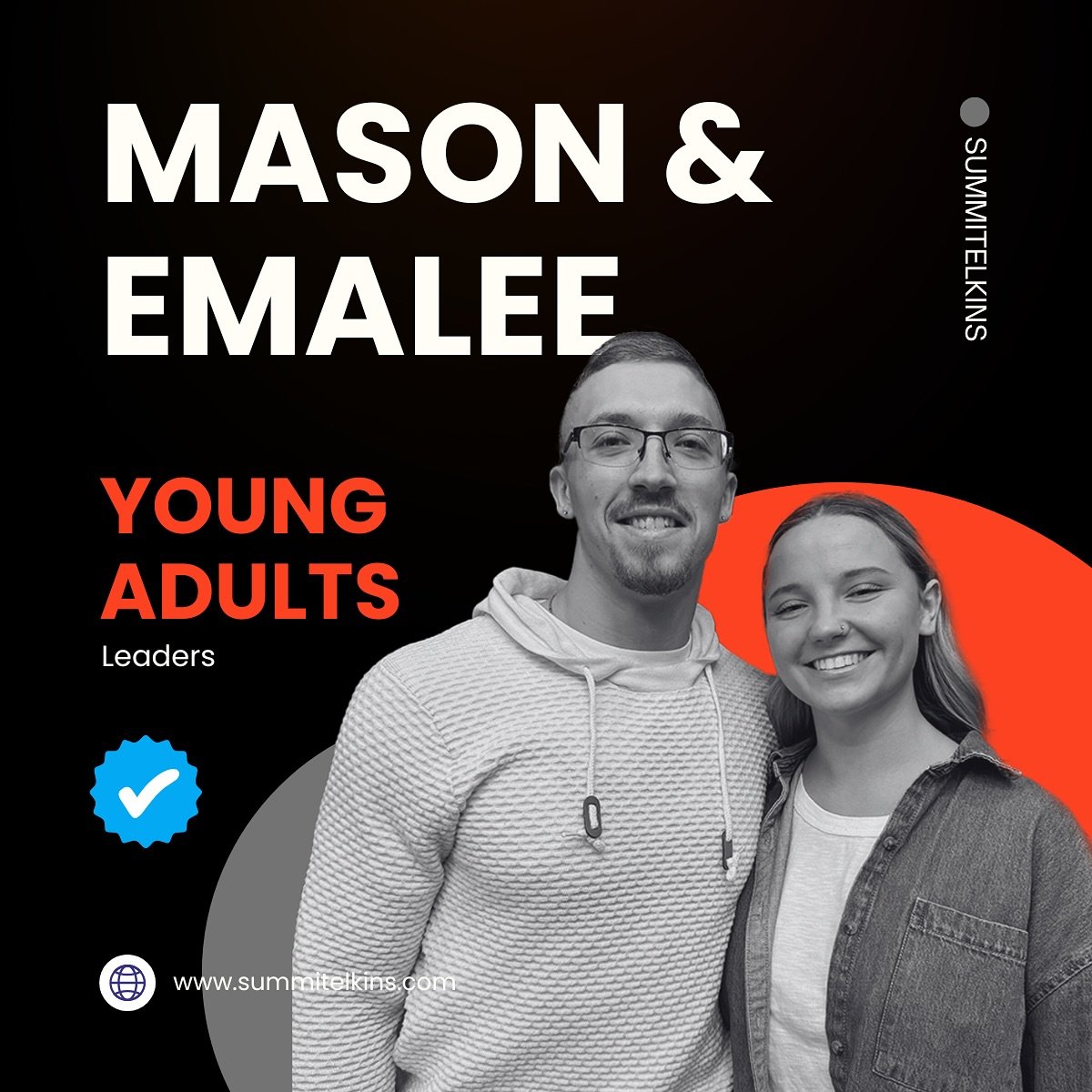 Tune in for the month of June for our &ldquo;Meet the Team&rdquo; series! First up we have our newly appointed Summit Young Adult leaders, Mason and Emalee Kimbleton. Read all about Q&amp;A with them in today&rsquo;s post. Follow @syaelkins to stay u