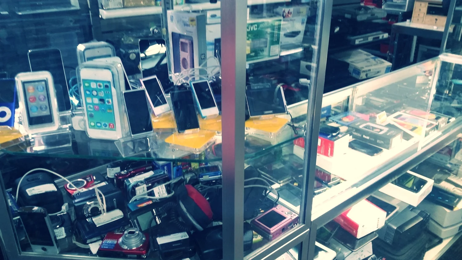 We have new and used Ipod's and digital cameras