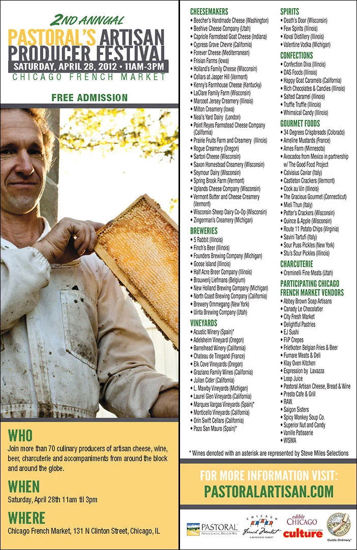  Festival Handout card 4.875" x 9" &nbsp;(Front / Back) 