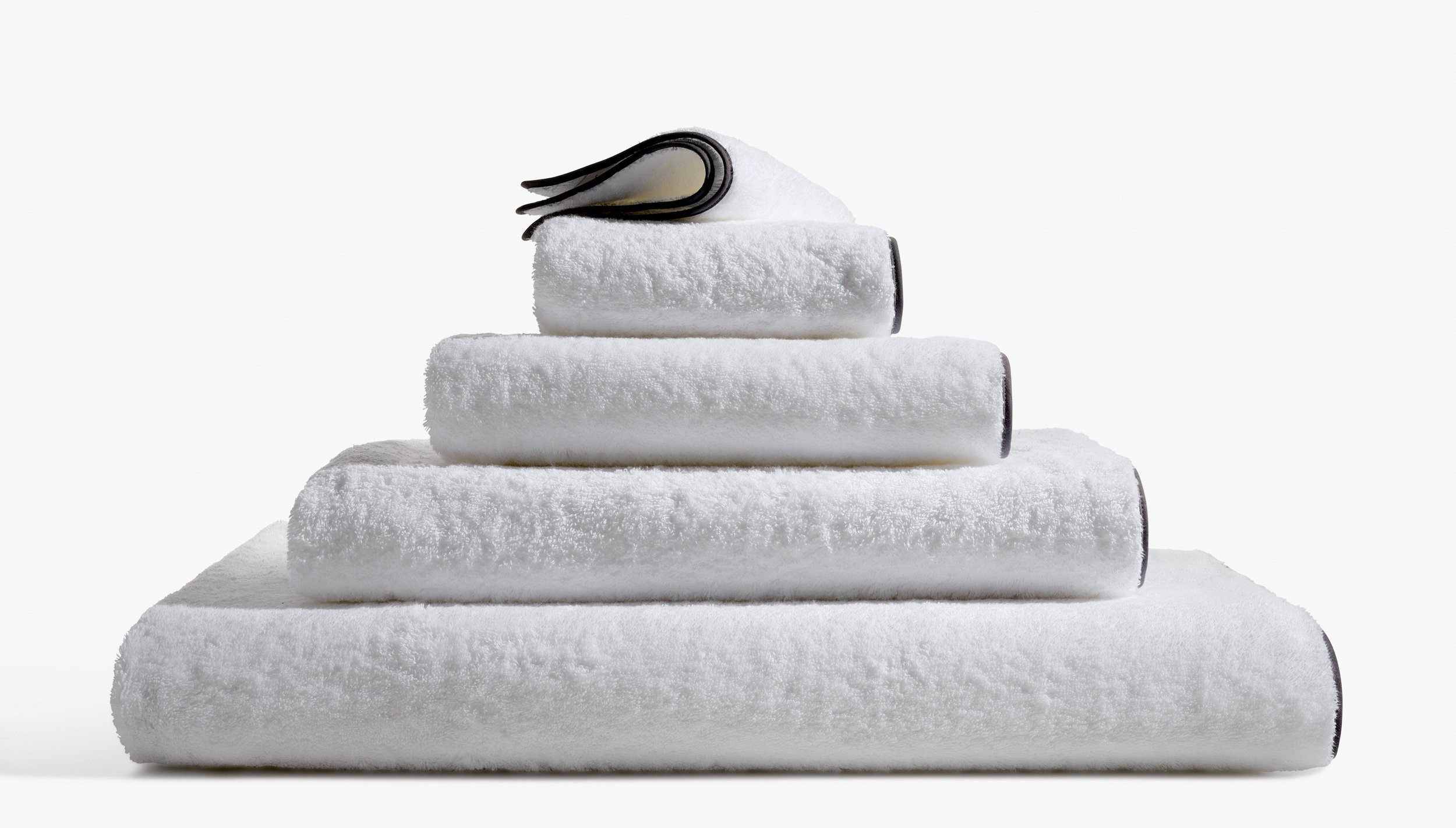 Water Works Towel Stack in slate