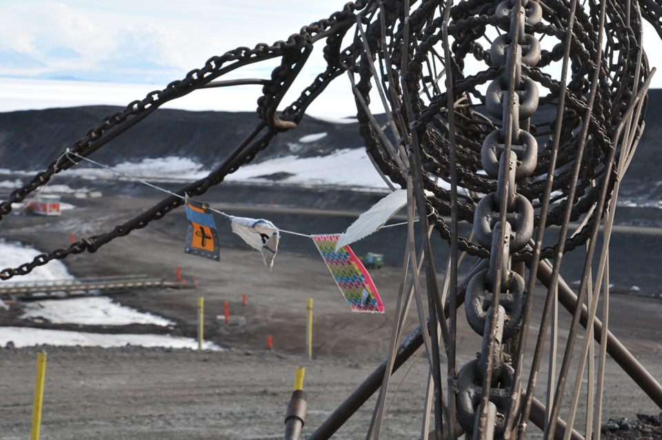 Blown Derivatives outside of McMurdo Base, Antarctica, 2009