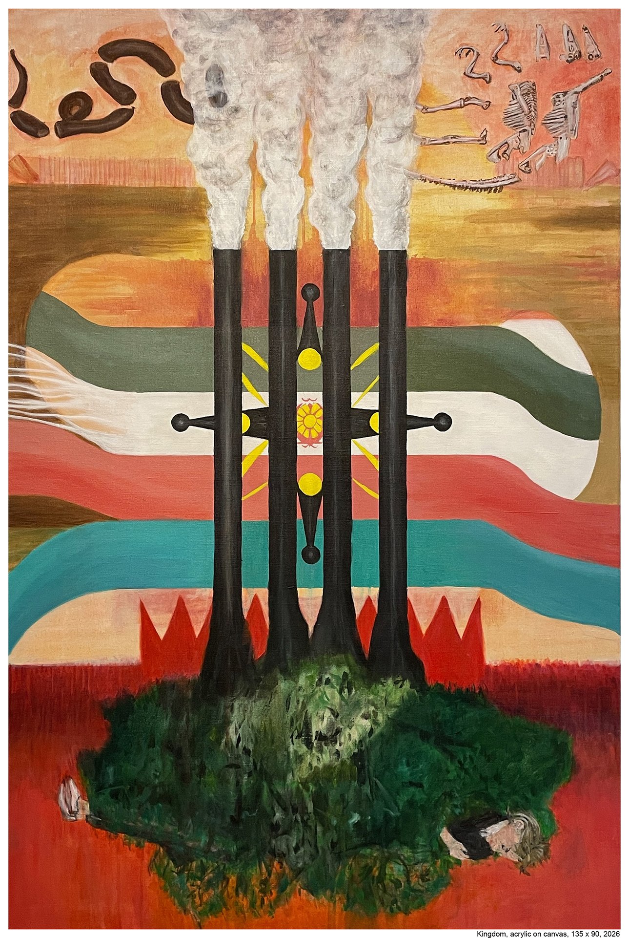 Kingdom, 135 x 90 cm, acrylic on canvas, 2026